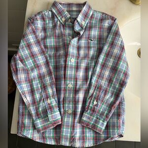 Kids Vineyard Vines Multicolor Plaid Shirt